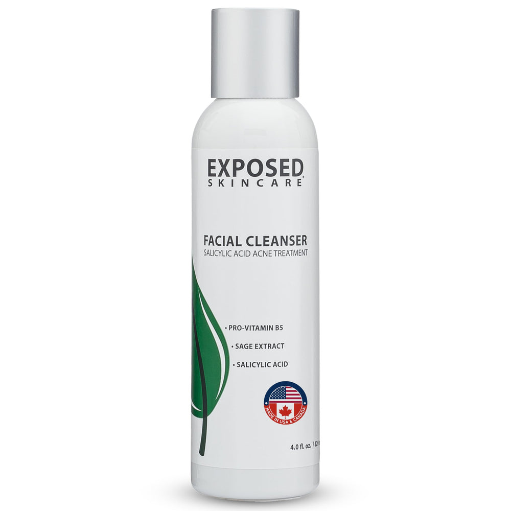 Exposed Skin Care nettoyant visage acné 0,5% pour peau plus nette.