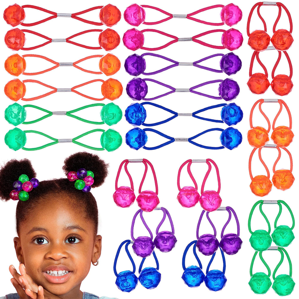 EXPRESSIONS boules diamant 16 mm rouge: maintien fiable pour queues-de-cheval quotidiennes.