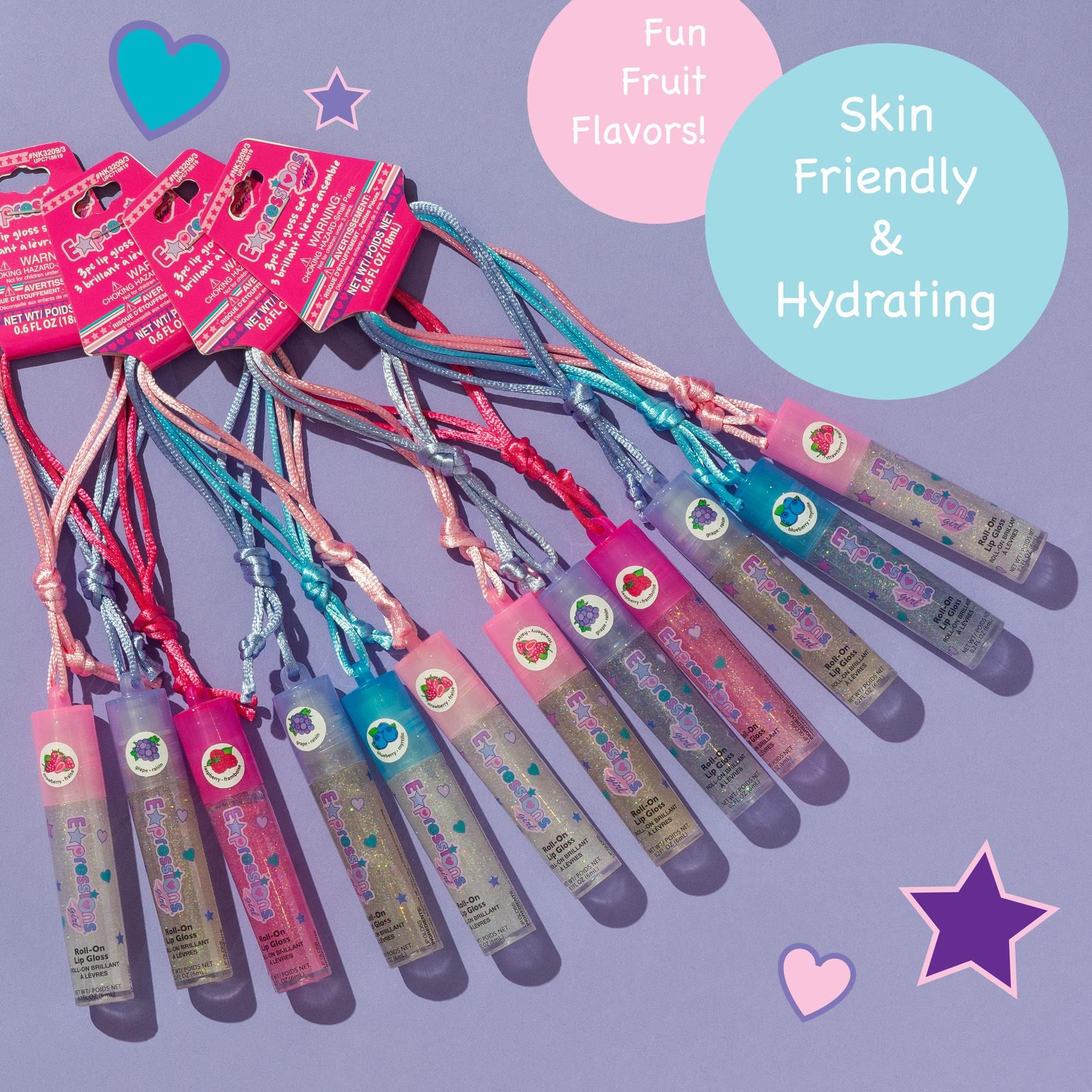 Bracelet gloss Expressions – fruit rose menthe, retouche facile lors d'une sortie.