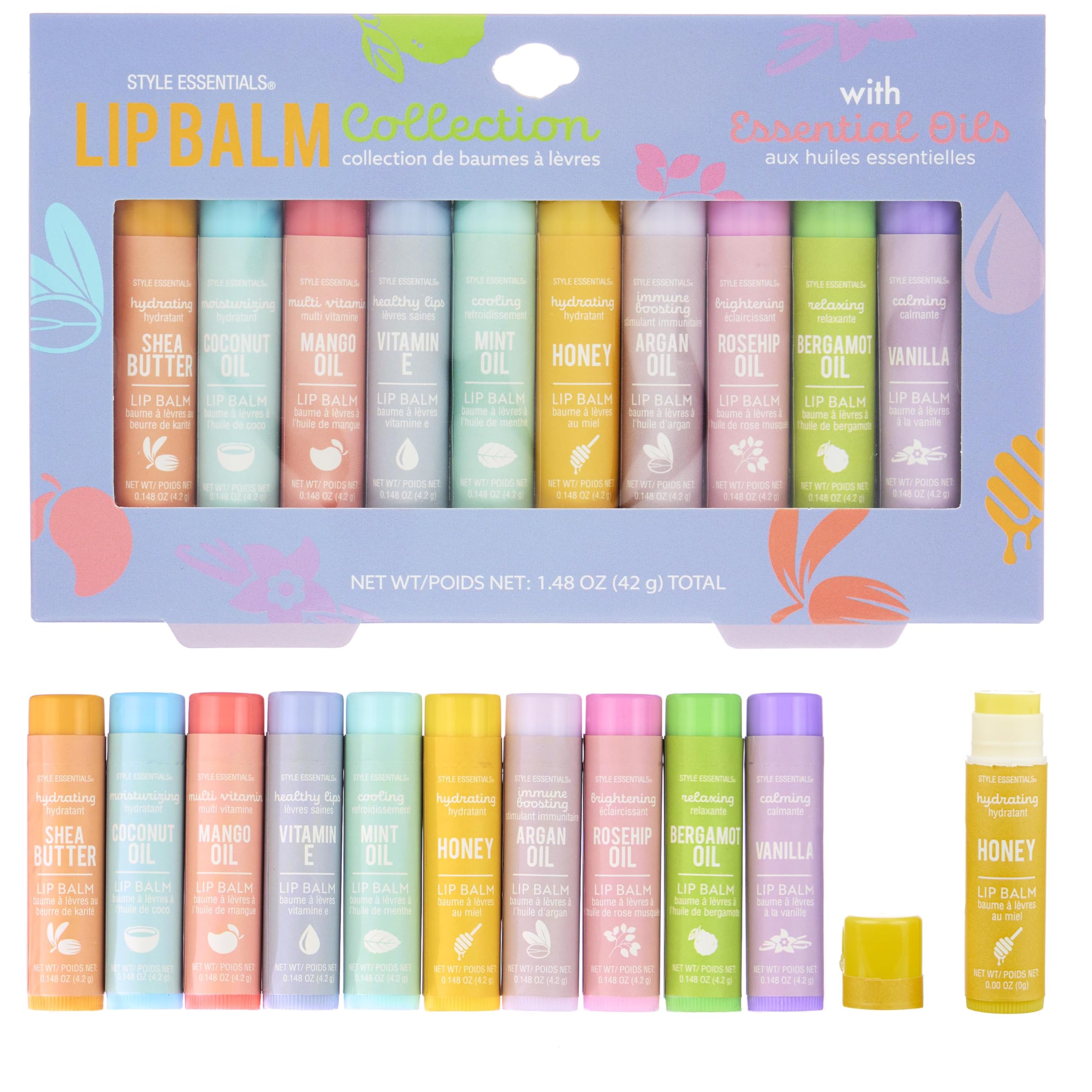 EXPRESSIONS ensemble baumes lèvres 10pc – soin hydratant quotidien