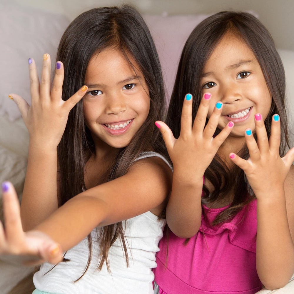 Expressions fruity-scented nail polish evokes sweet aromas during play.