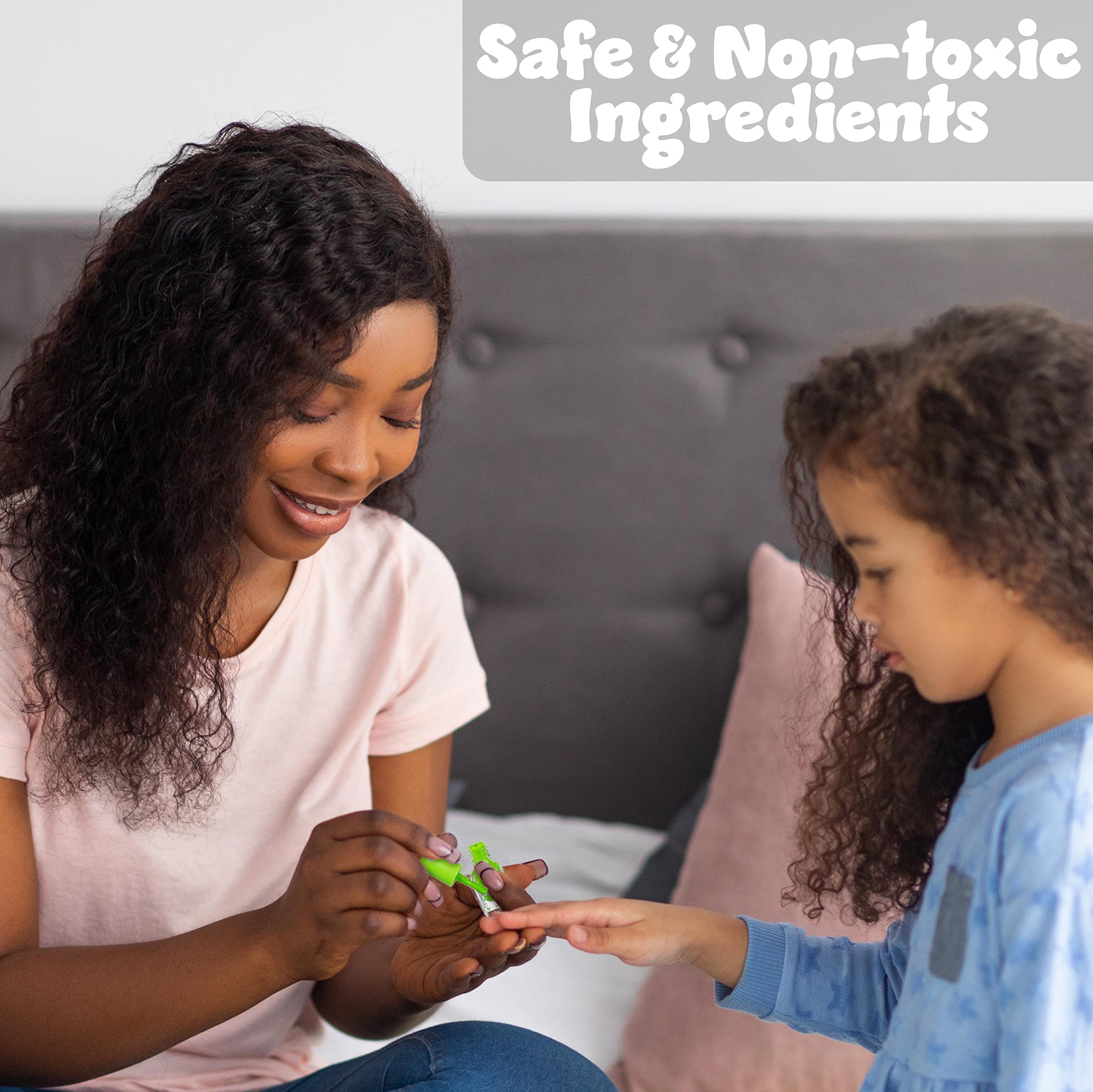Expressions non-toxic nail polish for kids keeps nails comfy and clean.