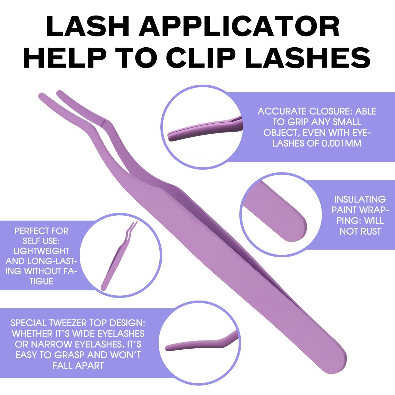 Extensions résistantes et étanches grâce au matériel Wendy Lashes