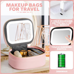 Miroir amovible Extrei Gent, parfaite lumière pour maquillage en déplacement.