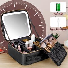 Extrei Gent: miroir LED à trois niveaux pour retouches précises.