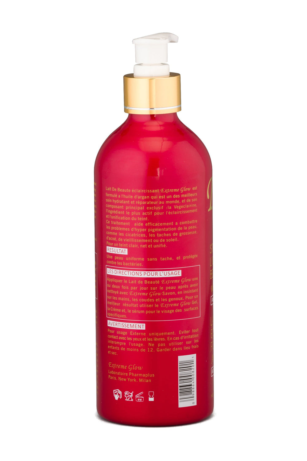 Extreme Glow Lait Beauté appliqué après la douche pour un satin naturel et lumineux