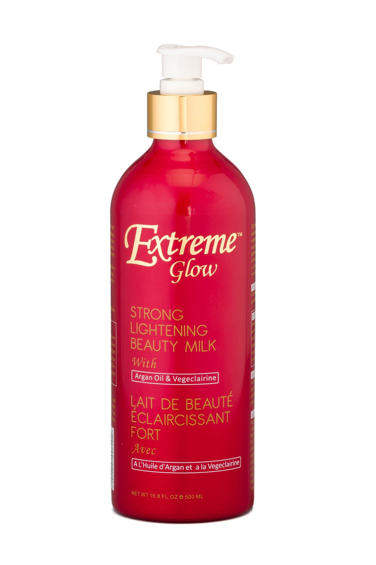 Extreme Glow Lait Beauté éclaircissant en bouteille, texture fluide et usage quotidien