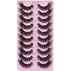 EYDEVRO cils bande complète pliable: adaptation facile à la forme des yeux.