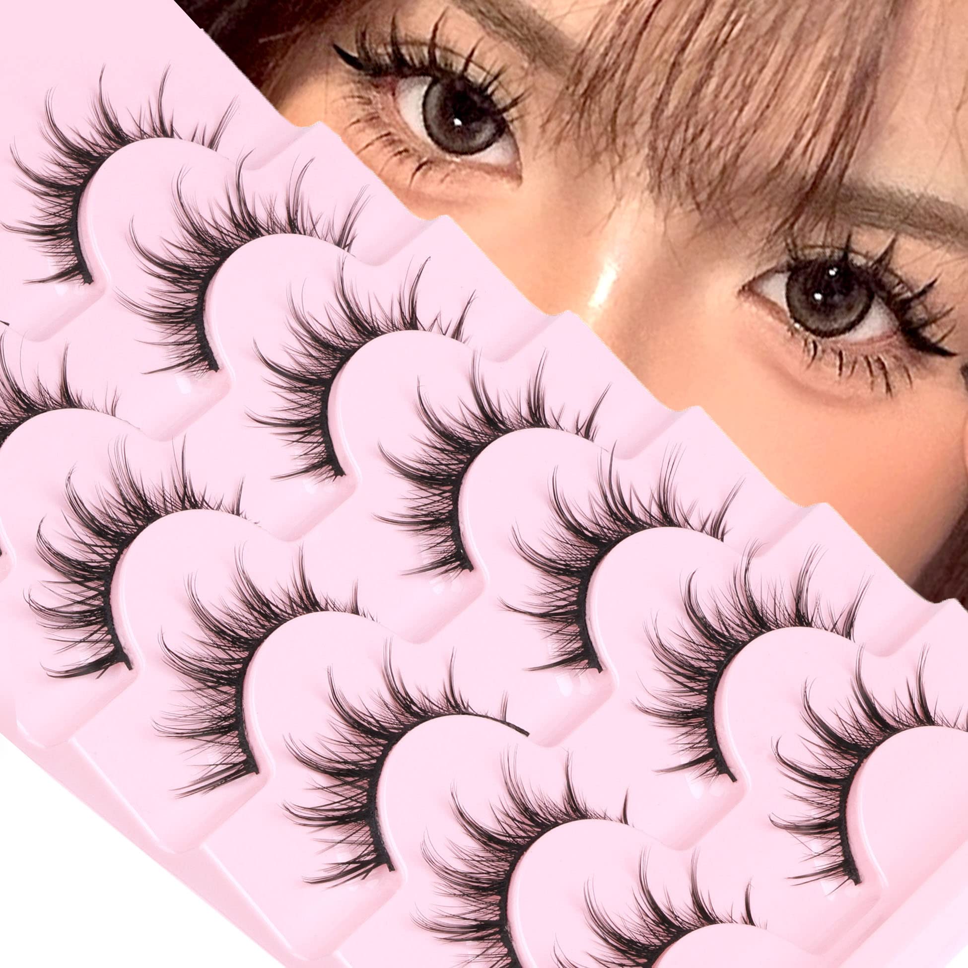 EYDEVRO cils manga look naturel, pour un effet anime subtil et confortable.