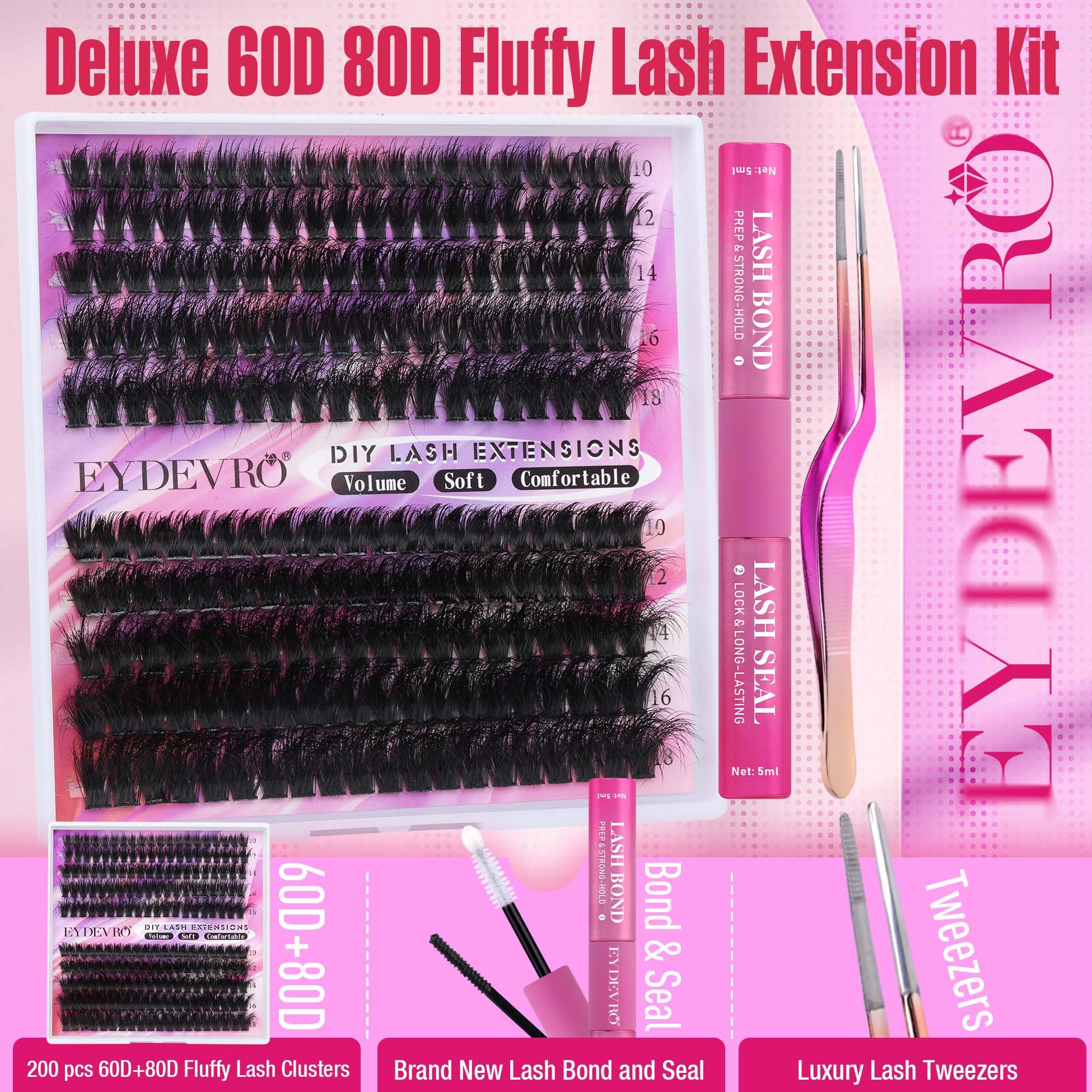 EYDEVRO colle et scellant pour fixation longue durée des cils