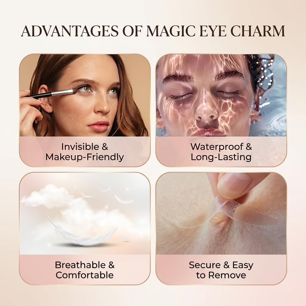 Eye Charm Magic Slim confort longue durée sur peau sensible et port quotidien.