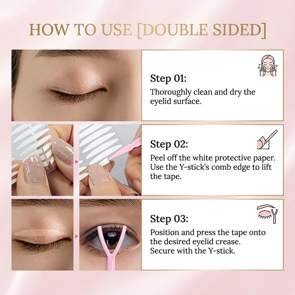 Eye Charm Magic Slim pack tailles multiples pour adapter le pli selon les yeux.