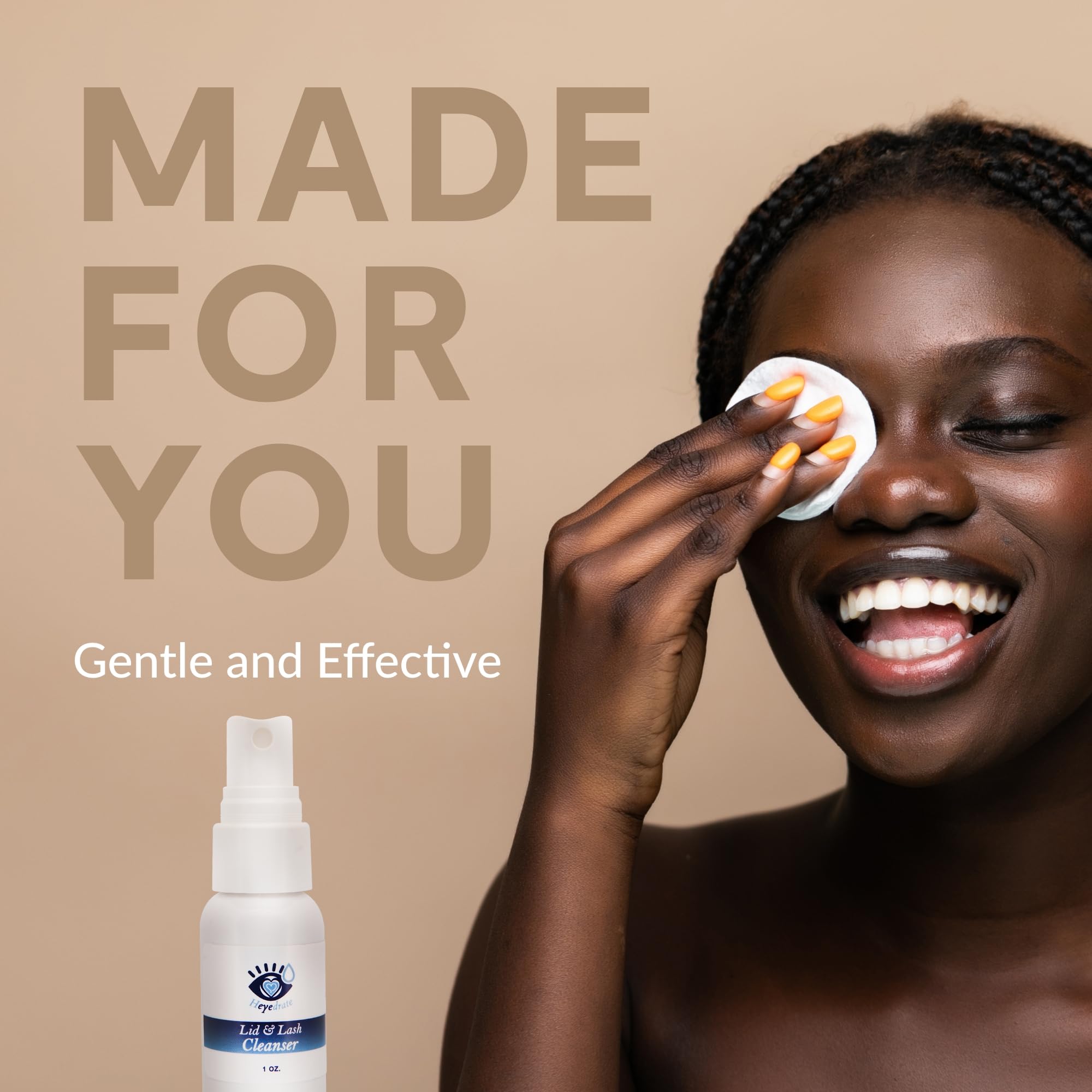 Eye Love formulation sans alcool et sans parfum pour yeux sensibles.
