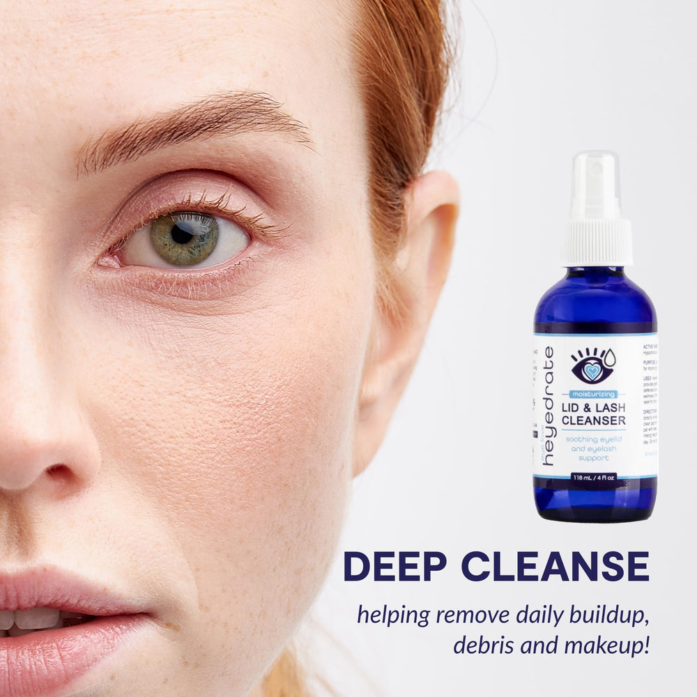 Eye Love: nettoyage-paupières-cils-hocl, formule douce qui respecte la zone autour des yeux.