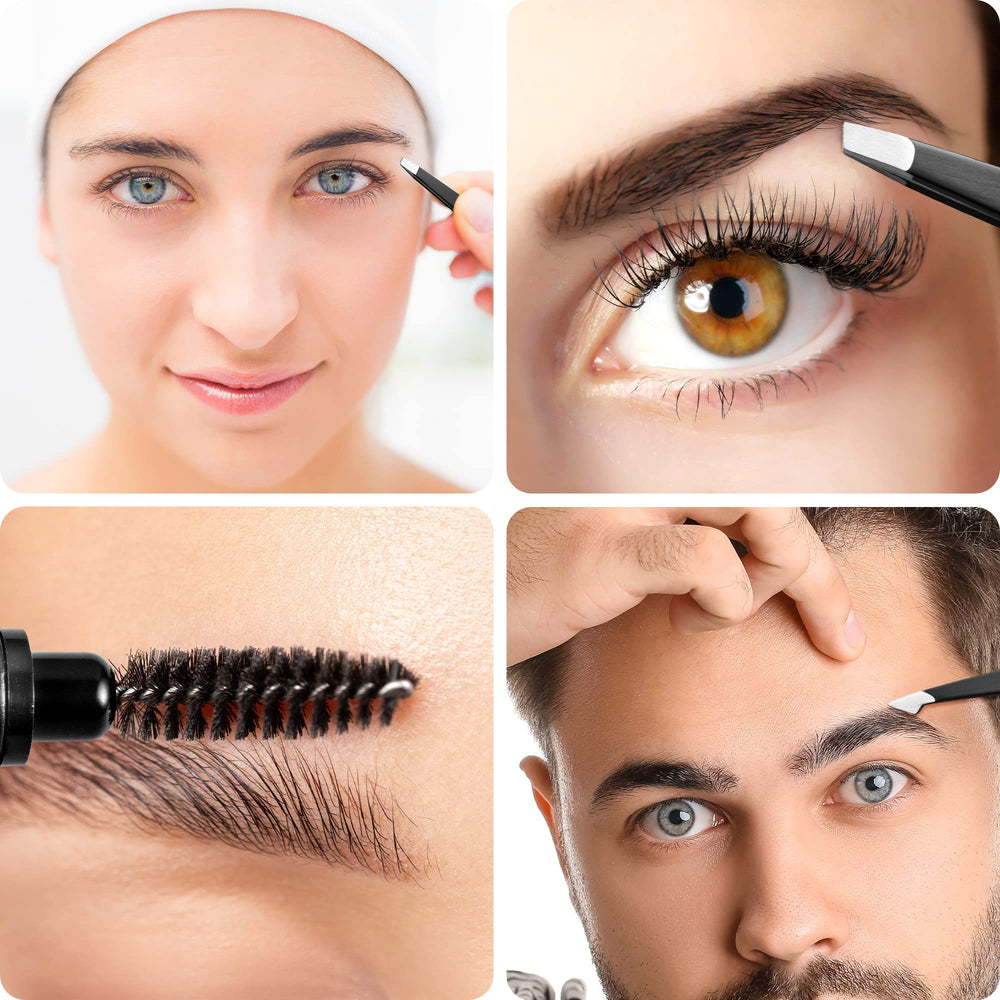Eyebrow Kit Studio : pince à épiler pointue pour petites retouches précises.