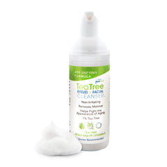 EyeEco: bouteille du nettoyant arbre à thé pour paupières et visage, douceur quotidienne.