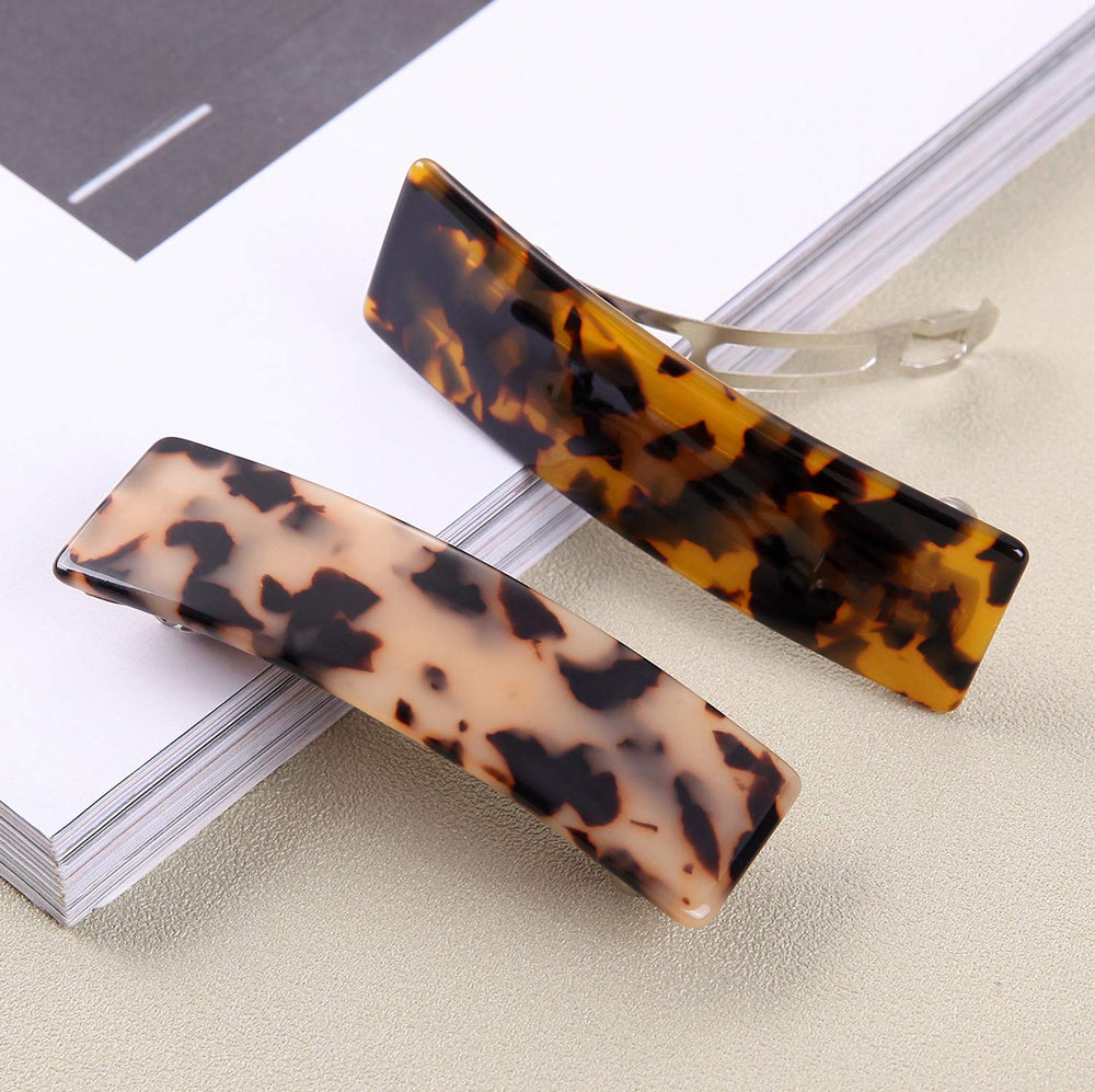 Eyegla barrettes pour cheveux épais, idéale pour demi-queue élégante.