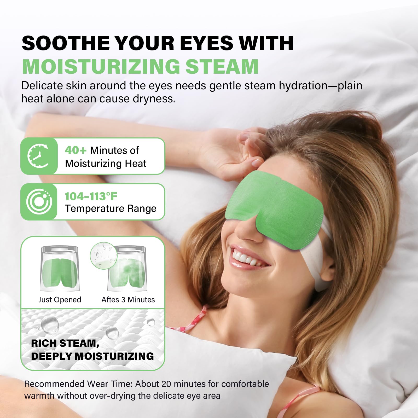Eyevana masque yeux, cadeau relaxant idéal pour elle ou lui.