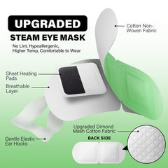 Eyevana masque yeux hypoallergenique, tissu doux pour peau sensible.