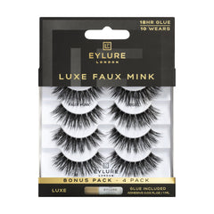Eylure Luxe Faux Mink Regal – cils longs pour un regard saisissant et durable