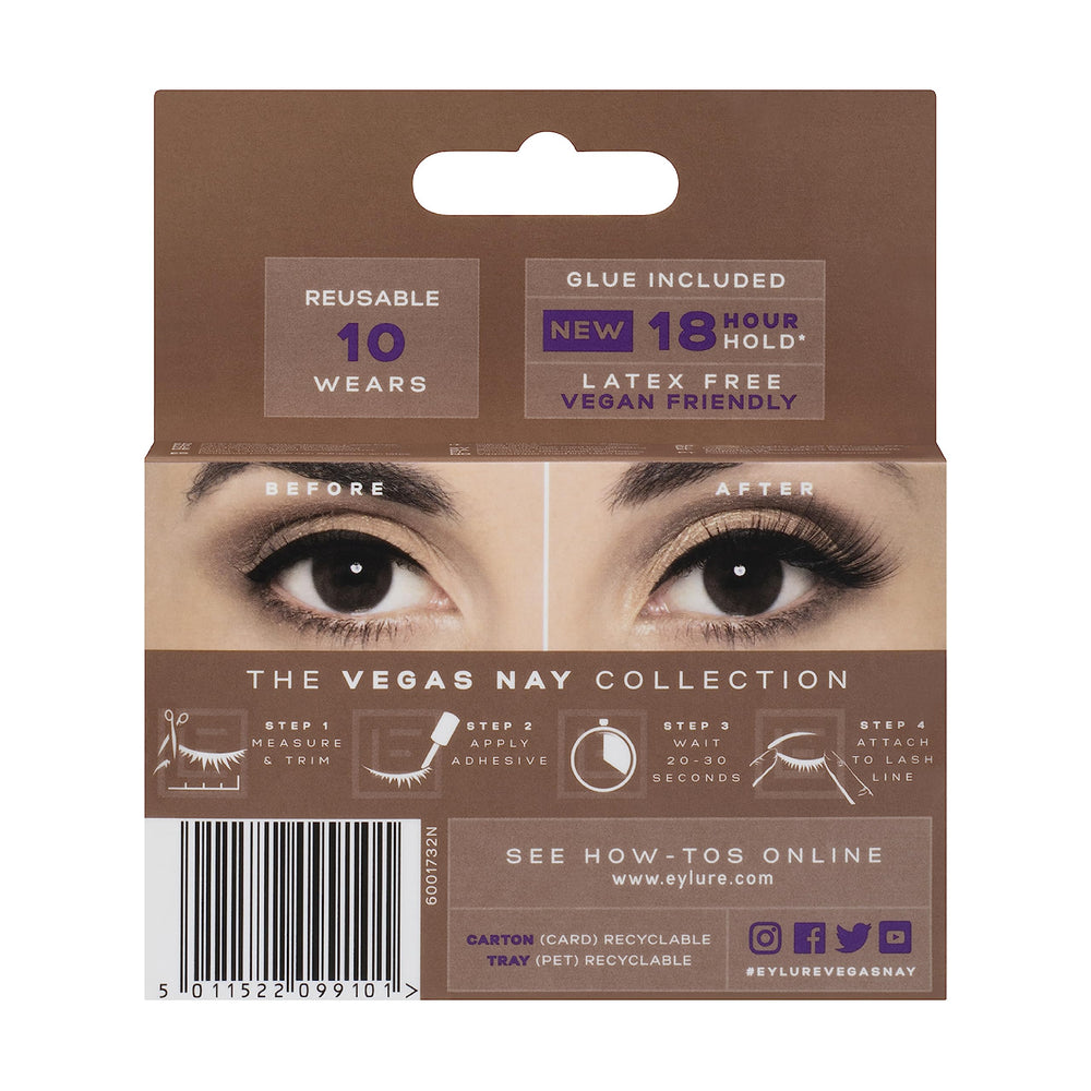 Eylure Vegas Nay Bronze Beauty – regard profond avec mèches fines pour dimension