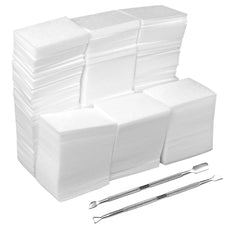 Lingettes Eyxformula sans peluches pour démaquillage des ongles.