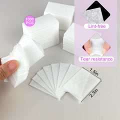 Tampons coton absorbants Eyxformula pour enlever le gel efficacement.