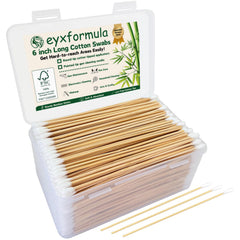 eyxformula tiges coton naturel longues: douceur et absorption pour des soins précis.