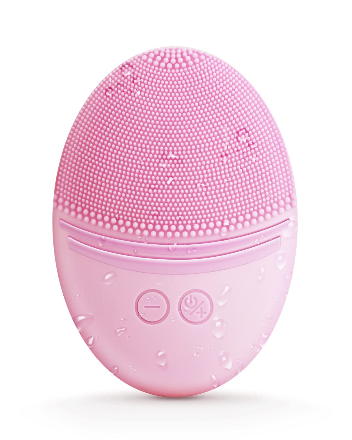 EZBASICS brosse visage en silicone doux, rose, nettoyage délicat quotidien