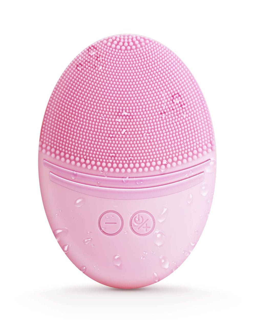 EZBASICS brosse visage en silicone doux, rose, nettoyage délicat quotidien