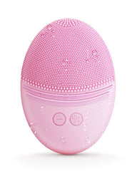 EZBASICS brosse visage en silicone doux, rose, nettoyage délicat quotidien