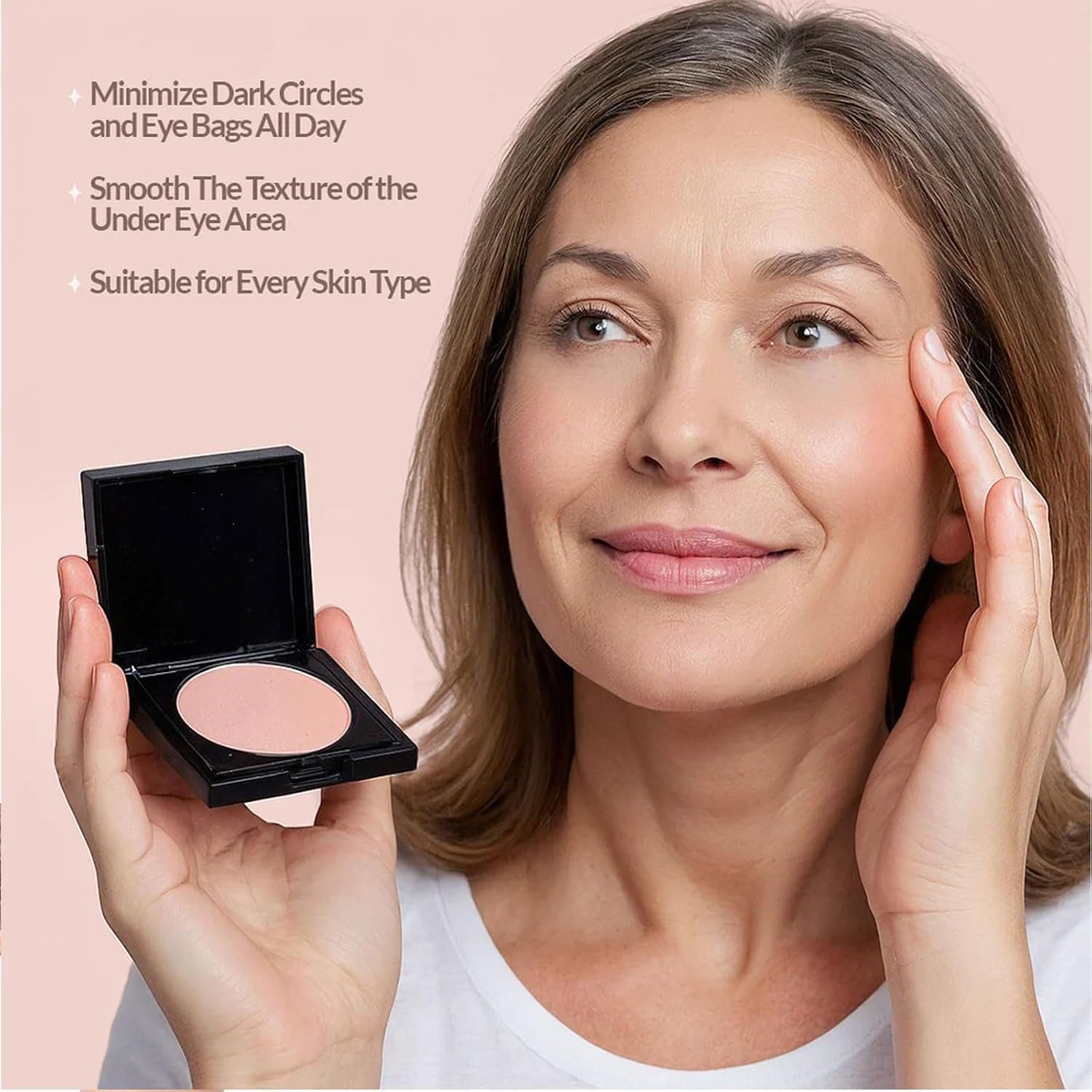 EZBNG Luminance hydrate la peau délicate sous les yeux.
