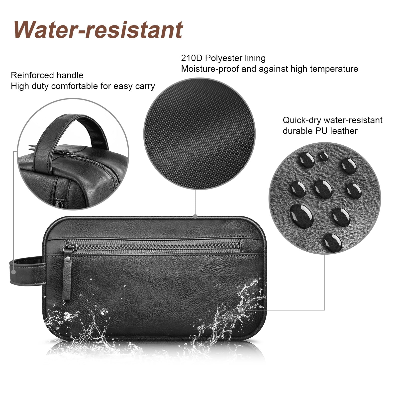 Ezday Dopp Kit poches-mesh-interieures, organise vos articles.