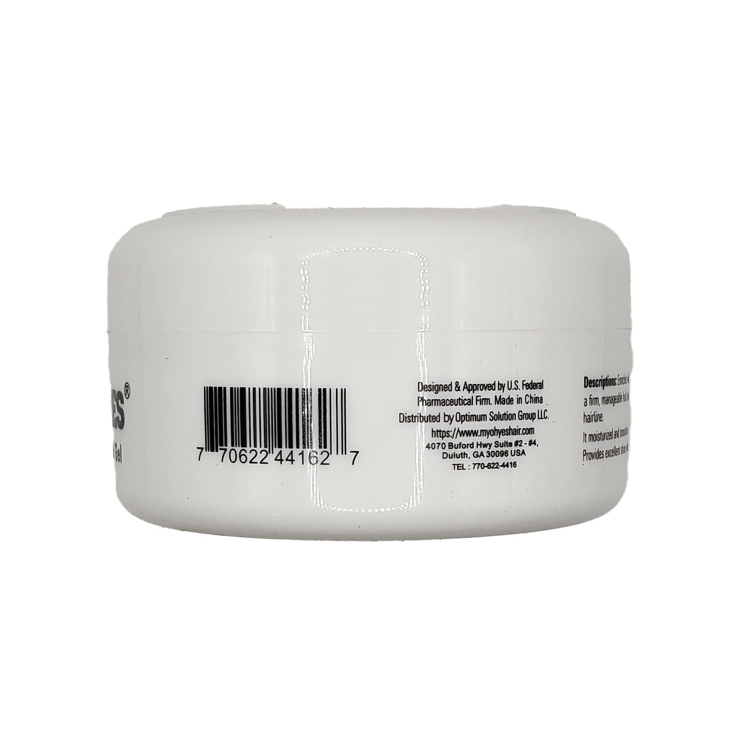 EZEDGE gel application sur les bords des cheveux: contrôle des bords facilité.