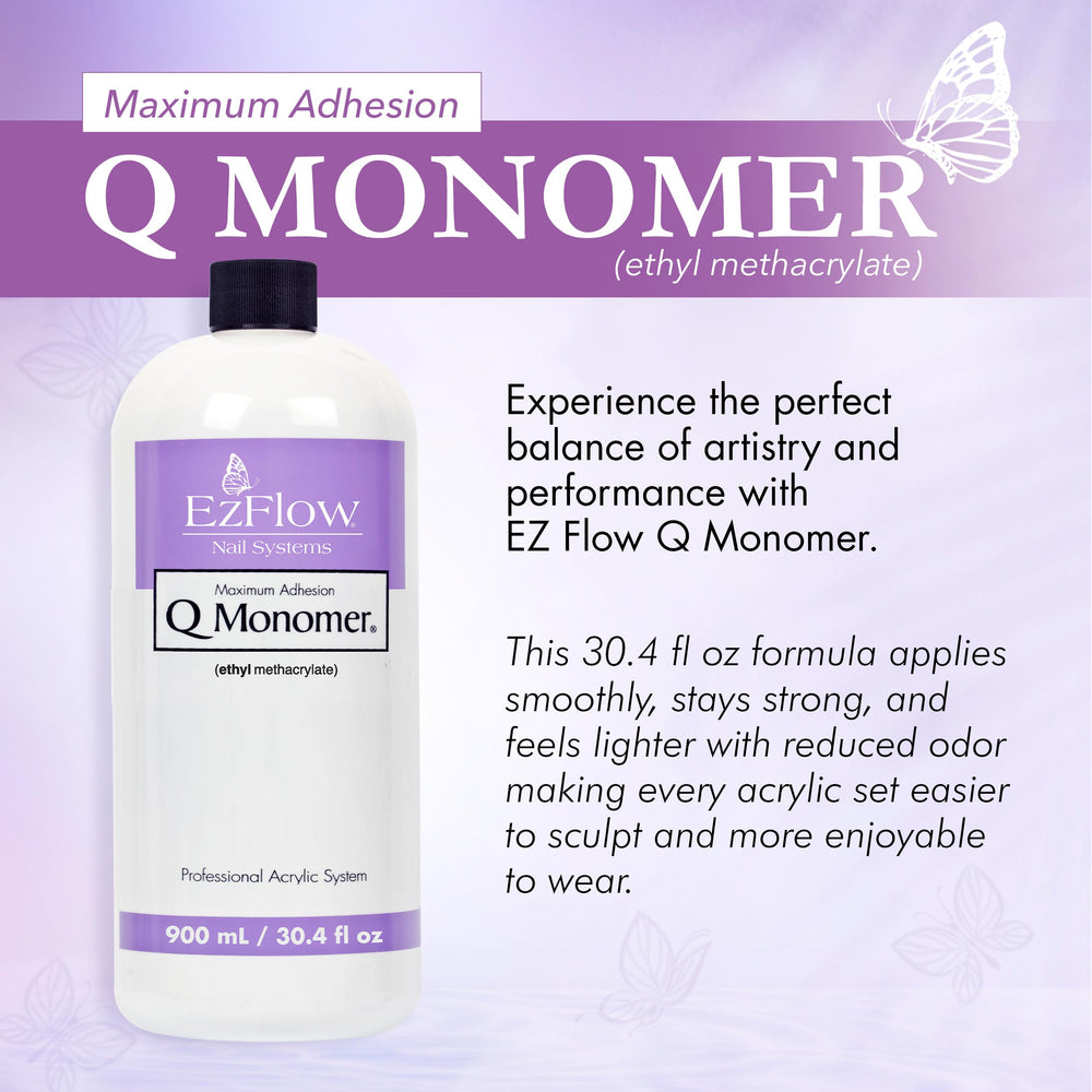 EzFlow flacon monomère—qualité salon pour une application précise.