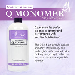EzFlow flacon monomère—qualité salon pour une application précise.