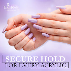 EzFlow liquide acrylique—prévention du jaunissement des ongles.