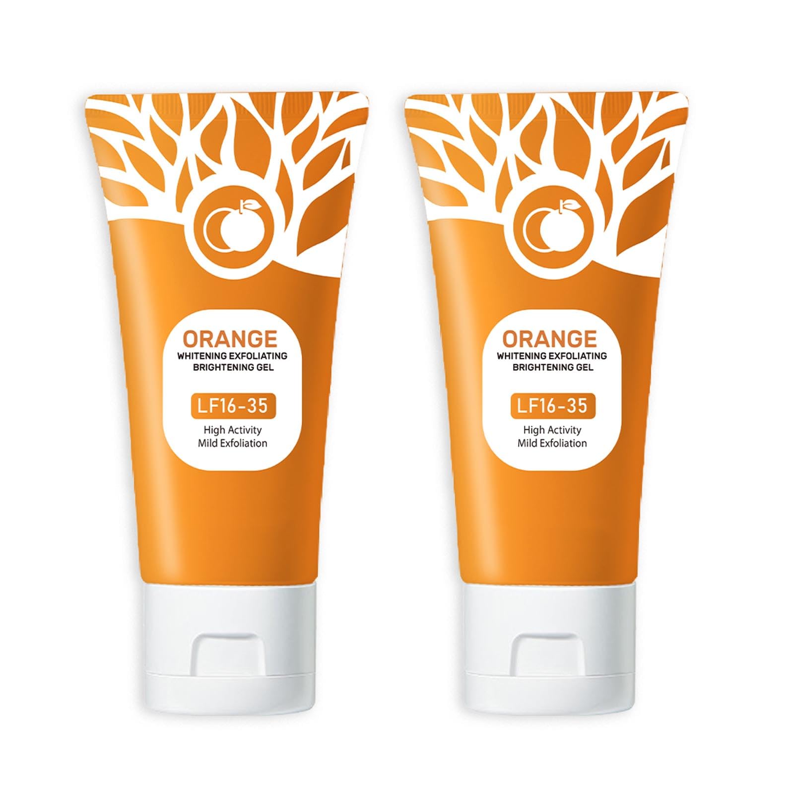 Ezyuanchly gel exfoliant orange visage pour un éclat naturel