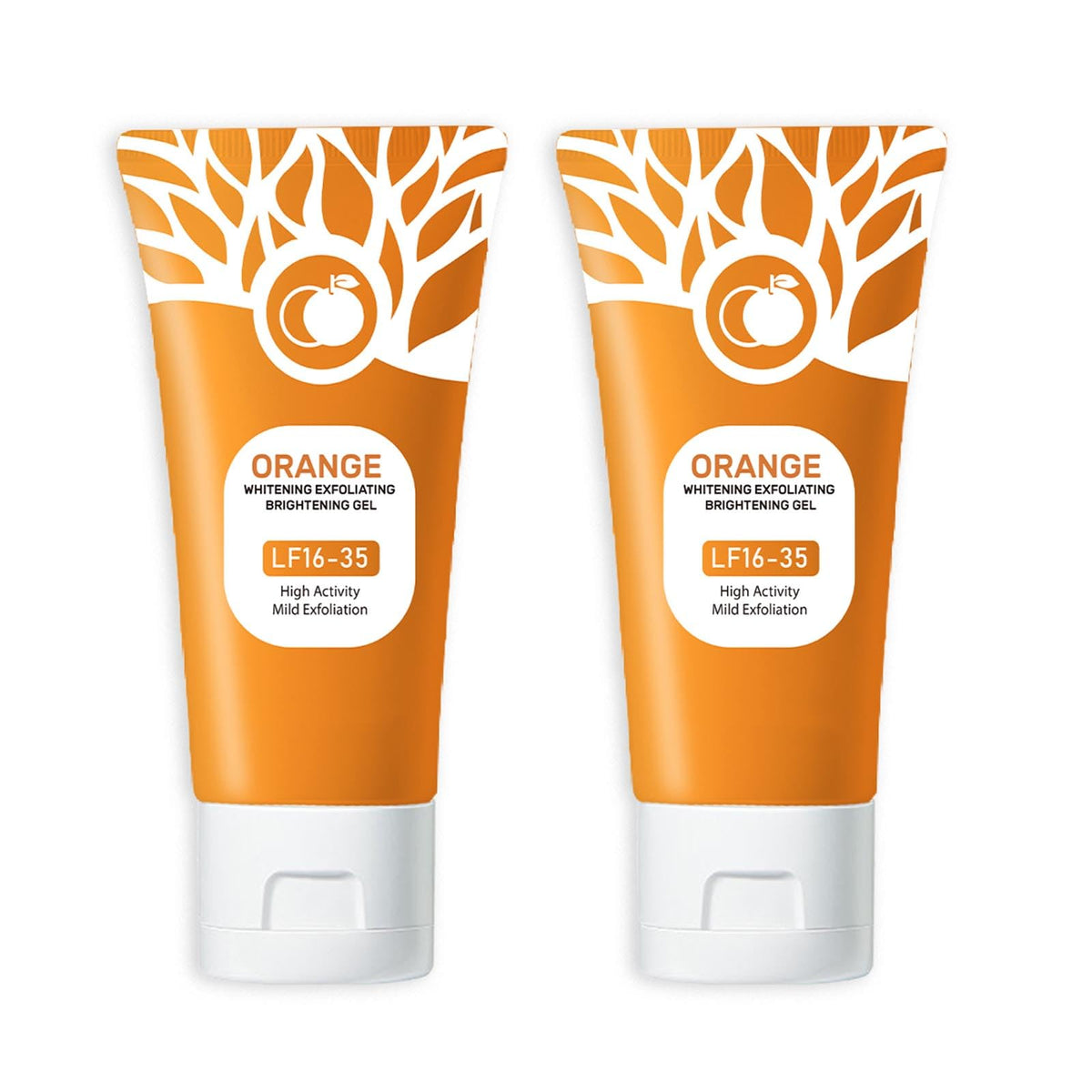 Ezyuanchly gel exfoliant orange visage pour un éclat naturel