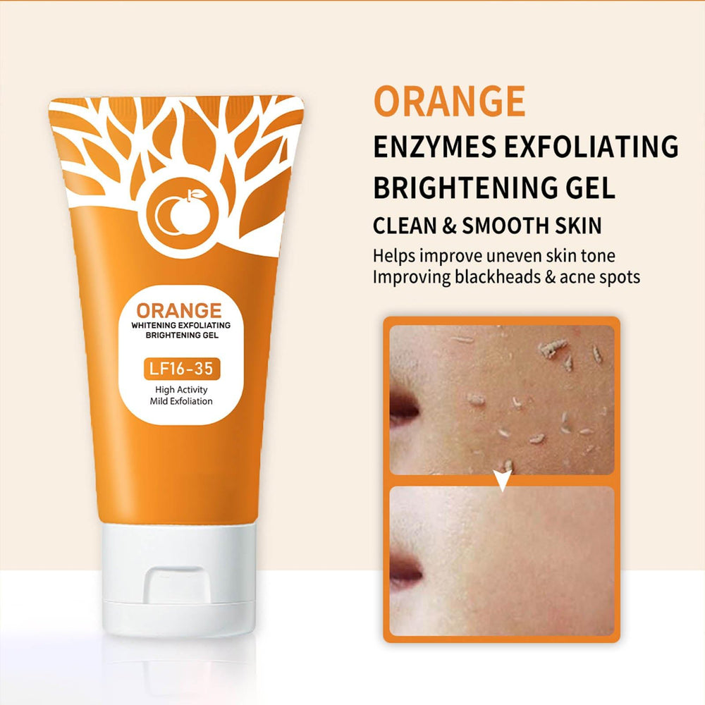 Emballage duo Ezyuanchly gel exfoliant orange