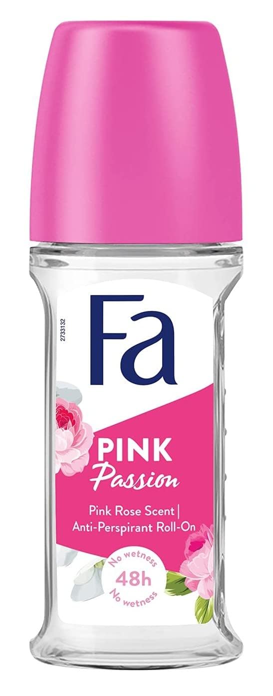 Fa Déodorant Roll-On Rose Passion, applicateur précis pour une routine efficace.