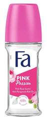 Fa Déodorant Roll-On Rose Passion, applicateur précis pour une routine efficace.