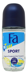 Application roll-on Fa sport, texture douce et usage discret.
