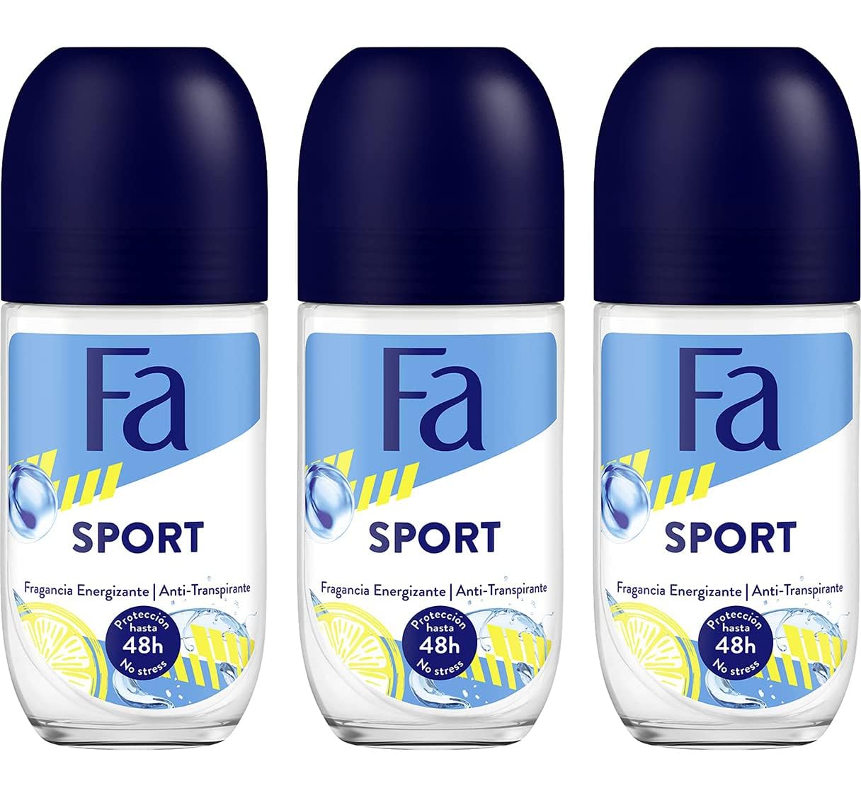 Fa Desodorant Sport le flacon roll-on de 50 ml, pratique et frais.