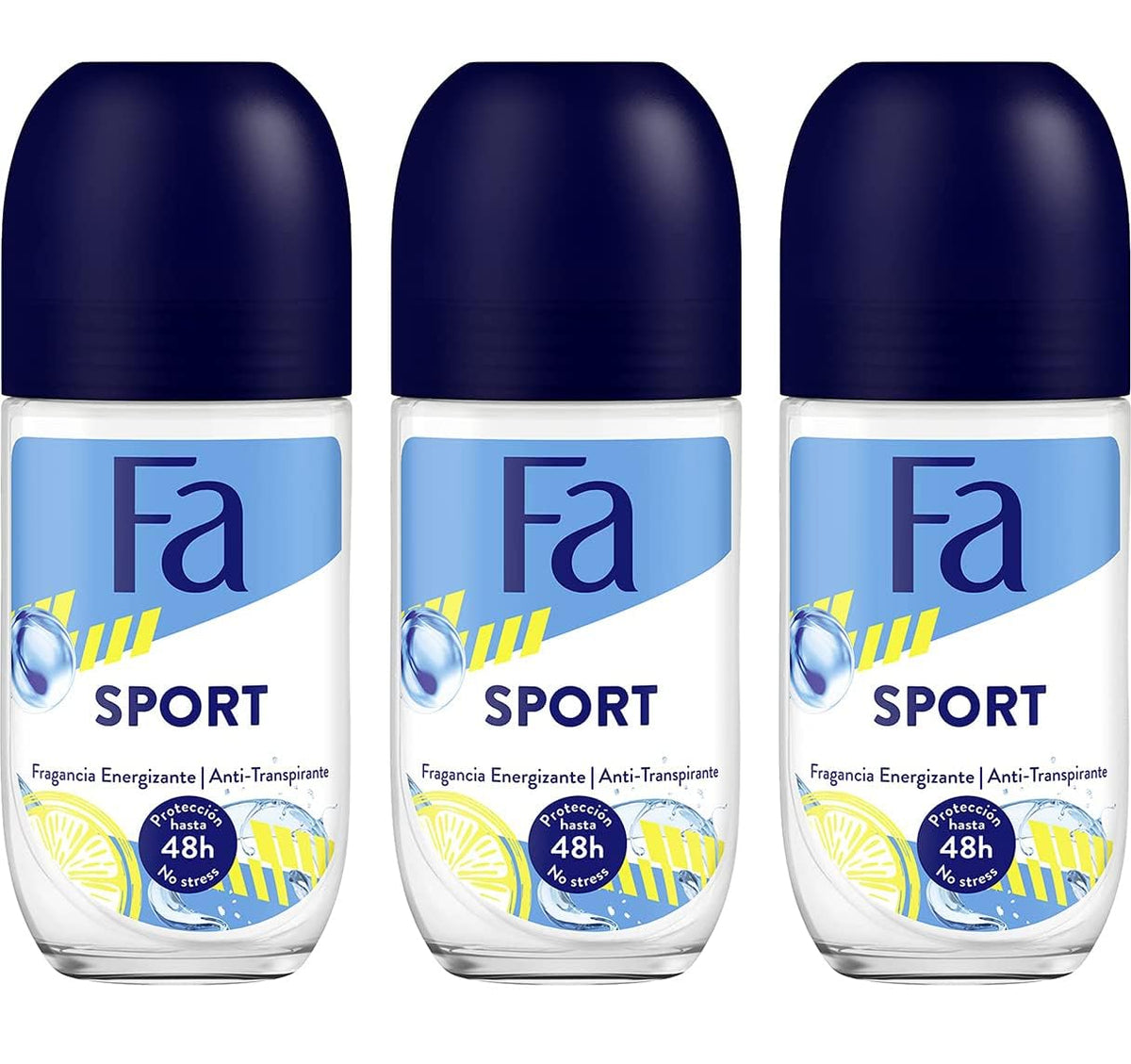 Fa Desodorant Sport le flacon roll-on de 50 ml, pratique et frais.