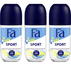 Fa Desodorant Sport le flacon roll-on de 50 ml, pratique et frais.