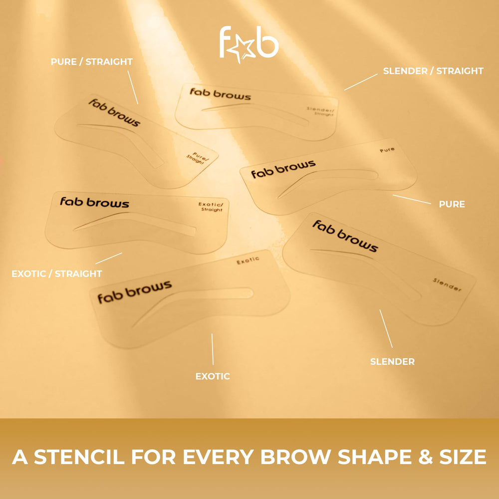 Fab Brows Duo : 6 formes naturelles pour tous les visages