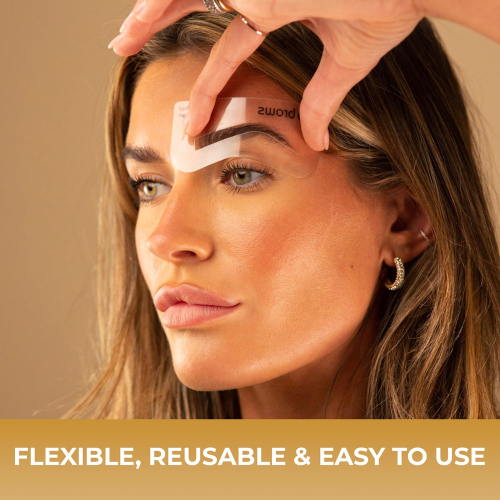 Fab Brows Duo : gabarits faciles à nettoyer, adaptés aux débutants