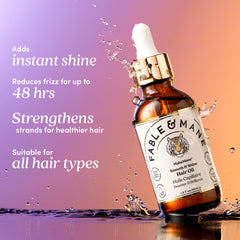 Huile nourrissante à six huiles pour cheveux secs et cassants par Fable & Mane