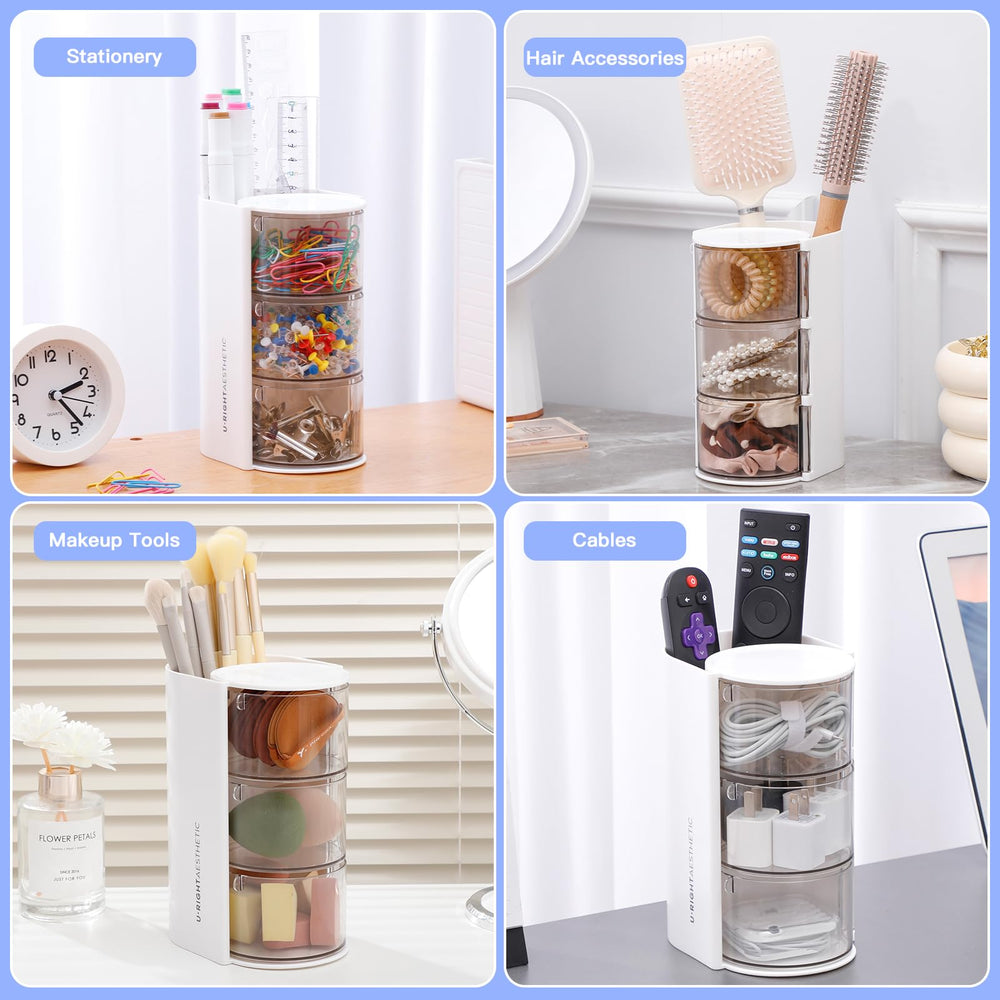 FABROK range coton-tiges bureau, rangement hygiénique